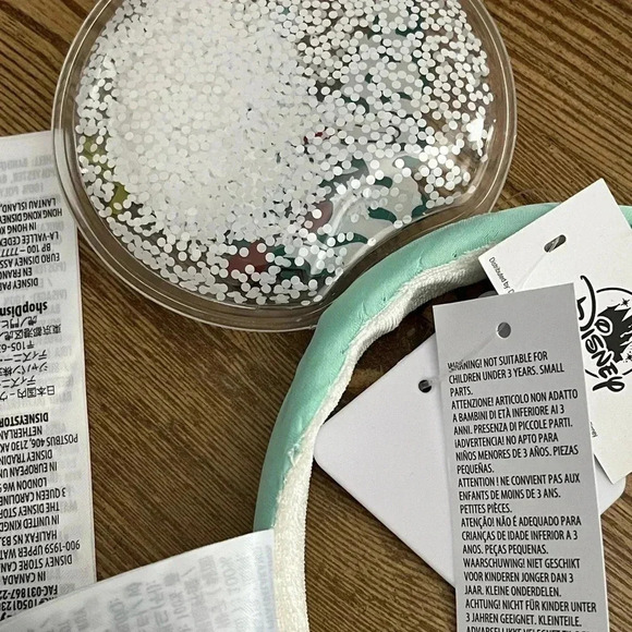 Disney Parks Mickey and Minnie Festive Snow  Globe Ears Headband - Picture 8 of 12